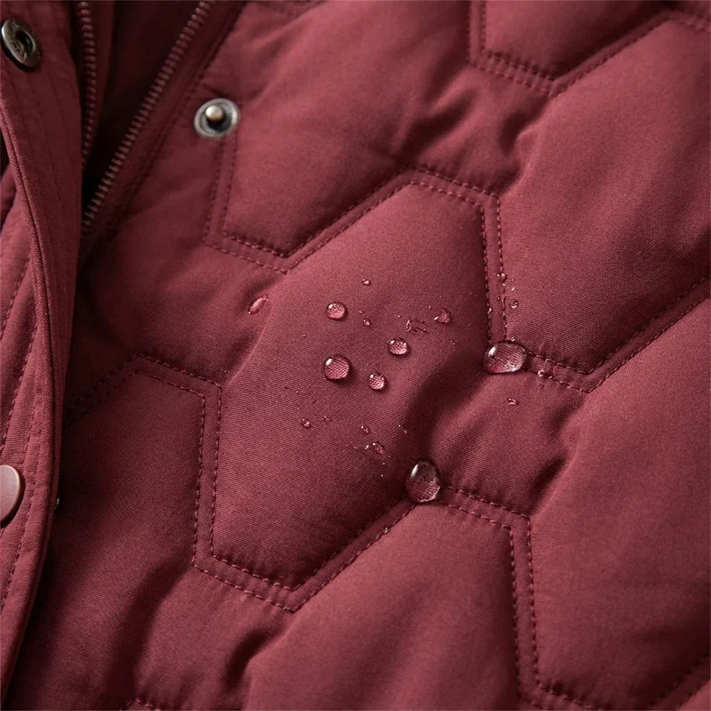 Lydia™ | Longline Hooded Down Coat