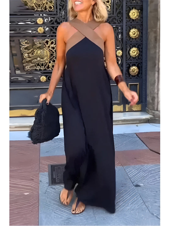 JOLENE | DRESS WITH CROSSED CUT